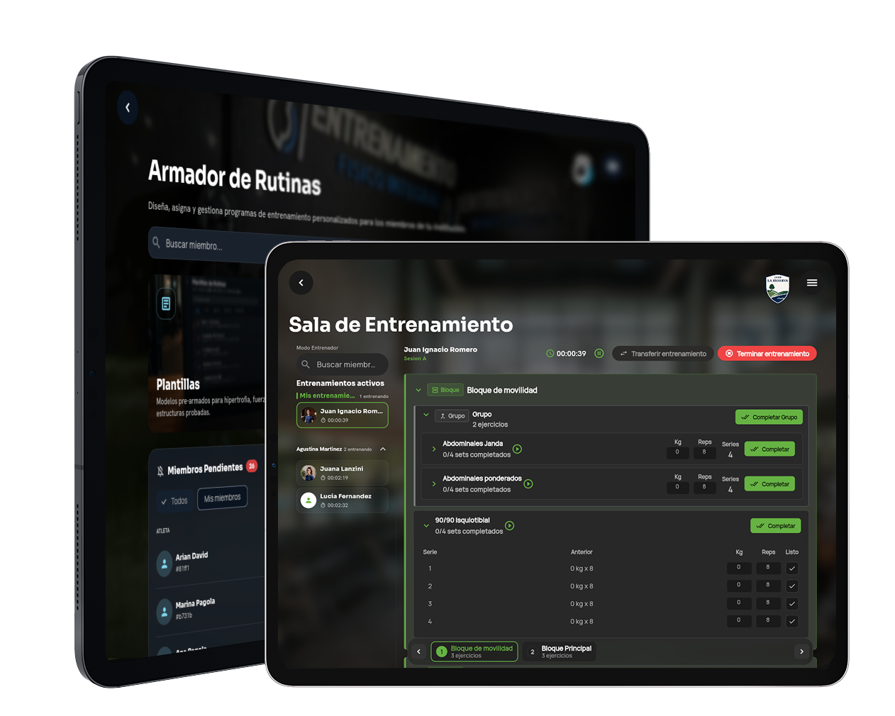 Sala en vivo